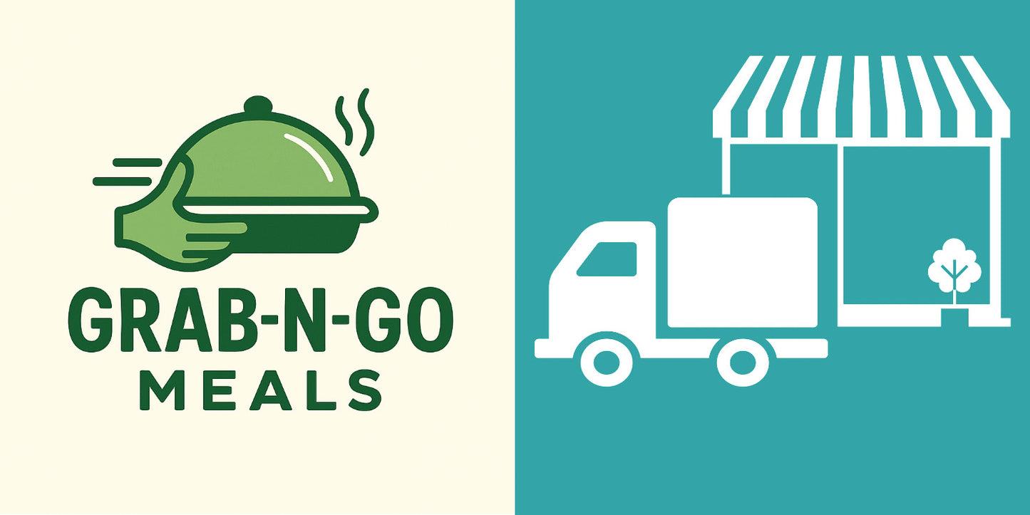 Grab-n-Go Meal Plan: Delivery, 4 meals per week for 4 people (64 Servings a month)