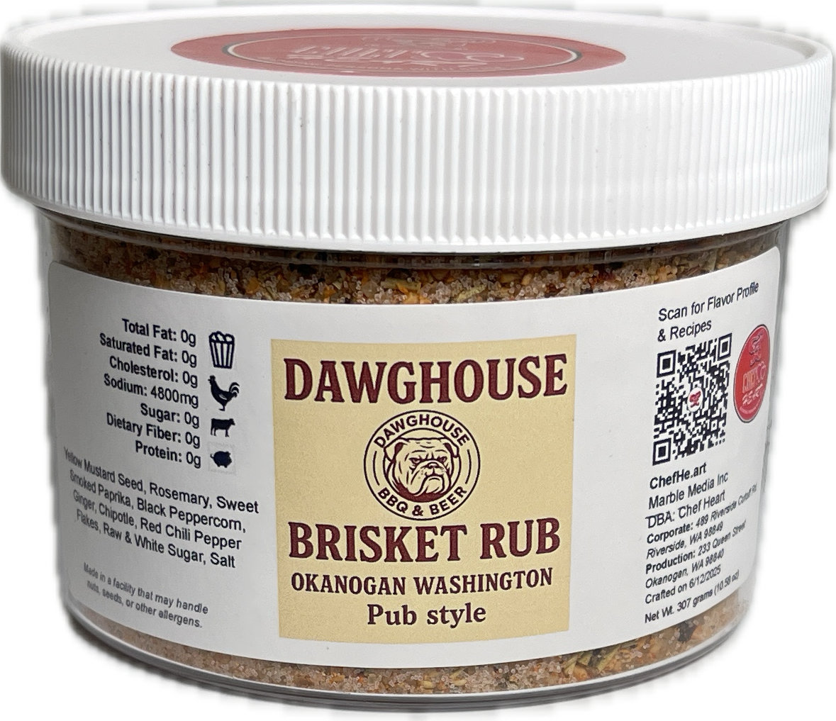 Dawghouse Rub (8oz or 1 Gallon)