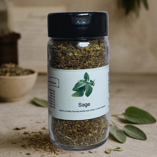 Single Spice, Fresh Ground: Sage