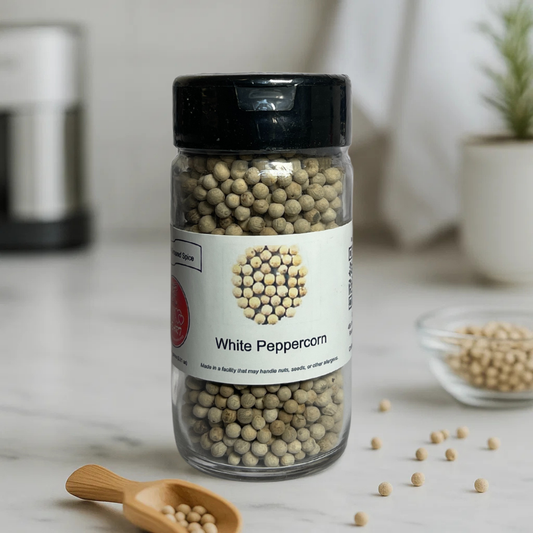 Single Spice, Fresh Ground: White Peppercorn
